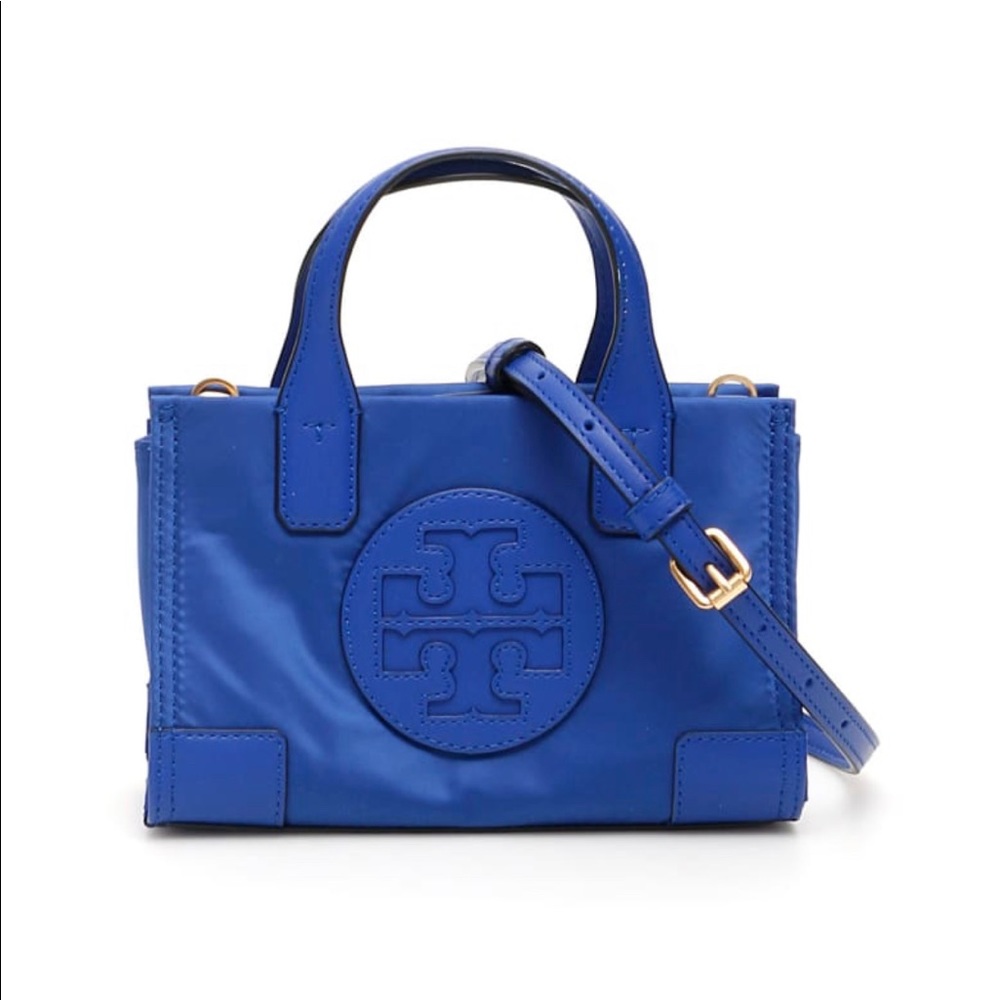 Tori Burch Ella Micro Tote Blue! BRAND NEW